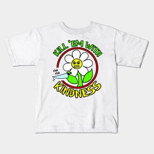 Funny daisy cartoon Kids T-Shirt